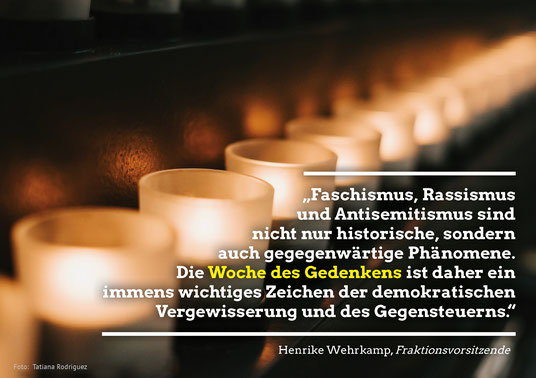 Gegen das Vergessen: Woche des Gedenkens wird zur festen Instanz!