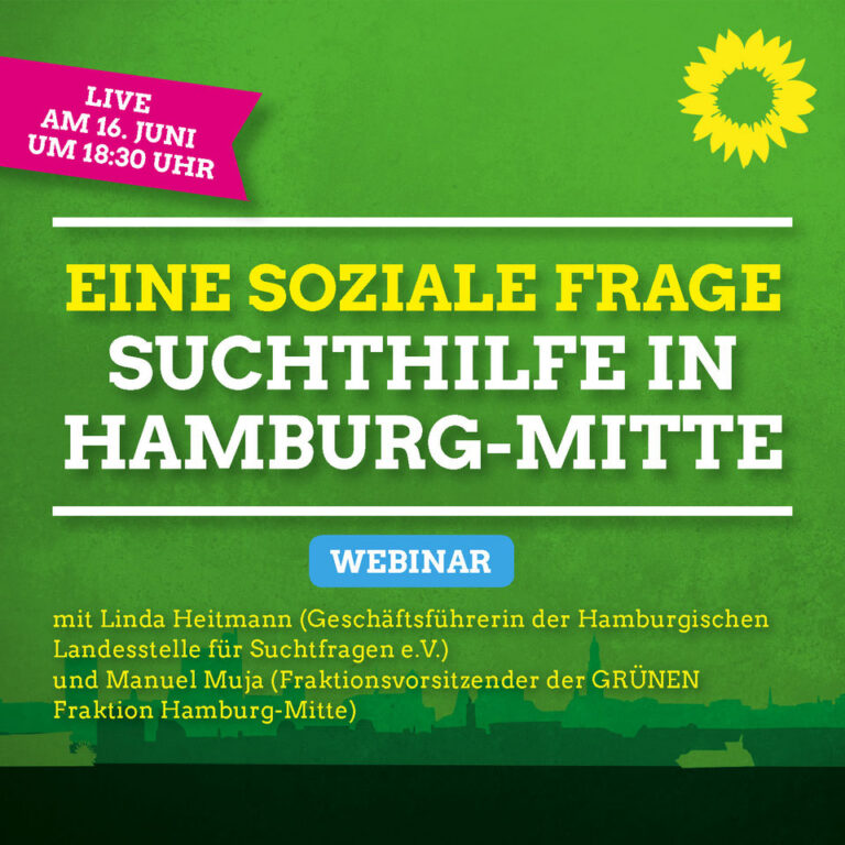 Webinar: Eine soziale Frage – Suchthilfen in Hamburg-Mitte