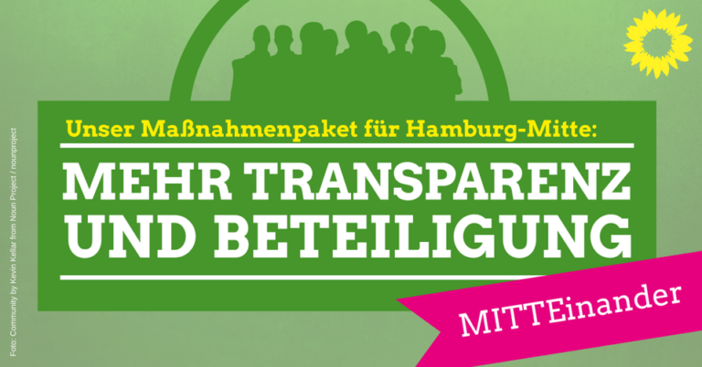 Maßnahmenpaket für Transparenz und Beteiligung