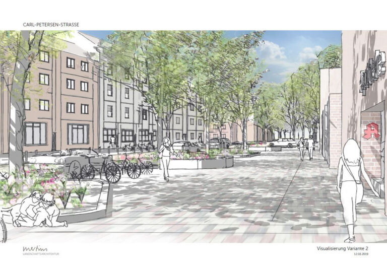 Carl-Petersen-Straße in Hamm: Die Umgestaltung geht voran