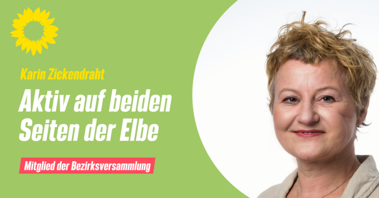 Karin Zickendraht: Seit Jahrzehnten für GRÜNE Politik unterwegs!