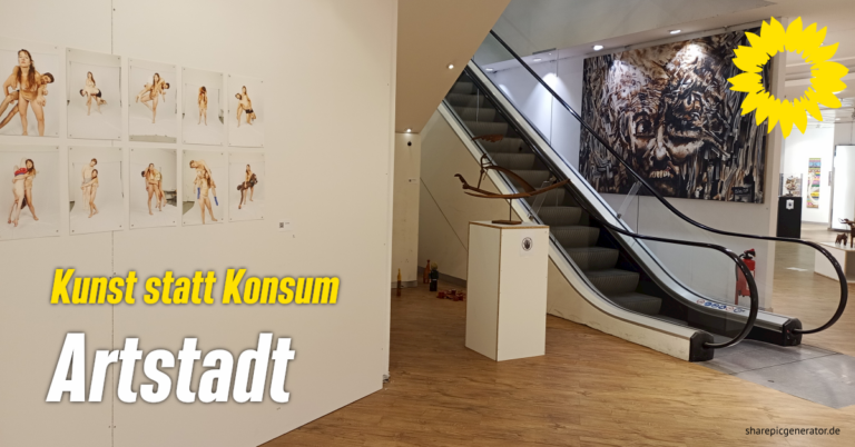 Artstadt im Karstadt in der Innenstadt