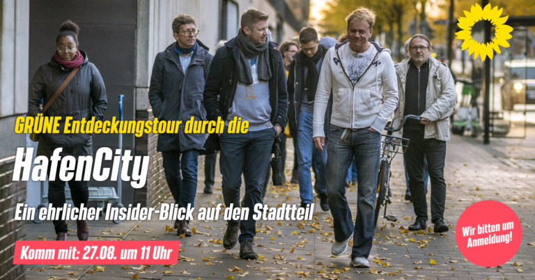 HafenCity – GRÜNE Entdeckungstour am 27.08.