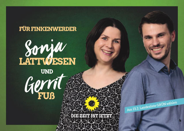 Auf ein Bier mit… den Wahlkreiskandidierenden Sonja Lattwesen und Gerrit Fuß